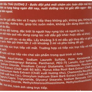 Dầu gội dược liệu Thái Dương 3 hương hoa 480ml - 600ml