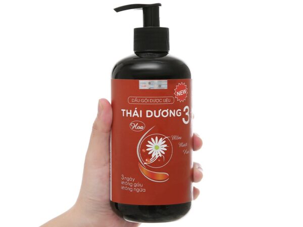 Dầu gội dược liệu Thái Dương 3 hương hoa 480ml - 600ml