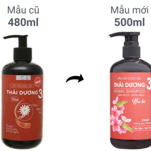 Dầu gội dược liệu Thái Dương 3 hương hoa 480ml - 600ml