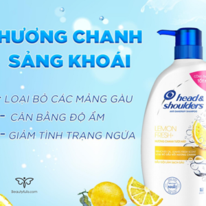 Dầu Gội Head And Shoulders Mỹ Trị Gàu Hương Chanh 625ml