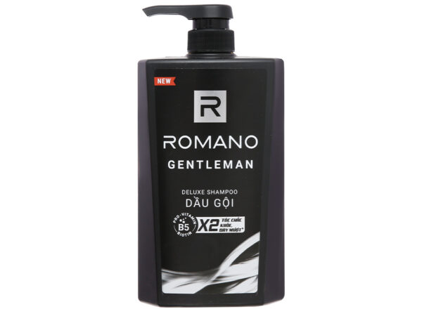 Dầu gội hương nước hoa Romano Gentleman tóc chắc khoẻ 650g