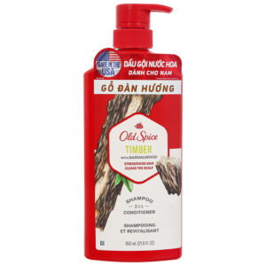 Dầu gội nước hoa Old Spice 2 In 1 hương gỗ 650ml