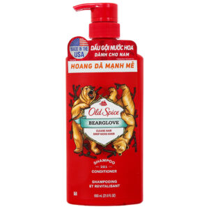 Dầu gội nước hoa Old Spice 2 In 1 hương hoang dã 650ml