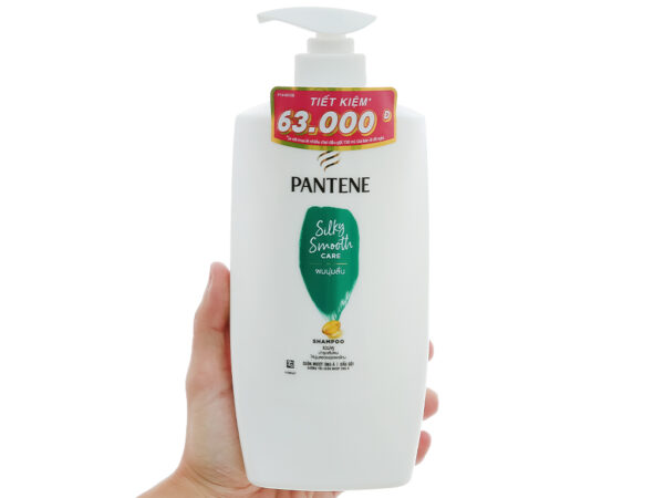 Dầu gội Pantene Silky Smooth Care suôn mượt óng ả 900ml