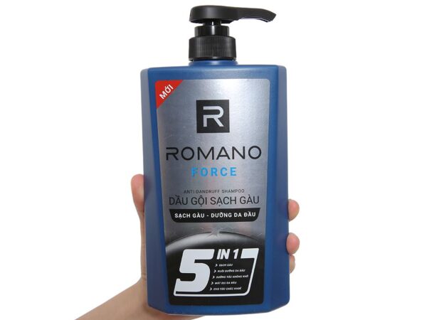 Dầu gội sạch gàu Romano hương nước hoa Force 650g