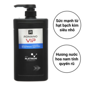 Dầu gội hương nước hoa cao cấp Romano Vip Vision 650g