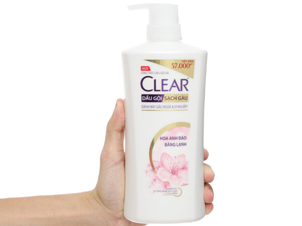 Dầu gội sạch gàu Clear hương hoa anh đào 630g