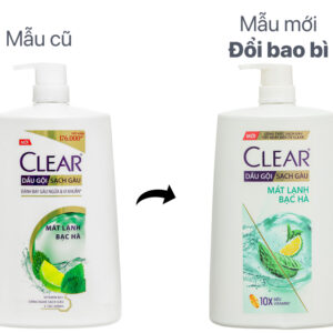 Dầu gội Clear sạch gàu mát lạnh bạc hà 1.4kg