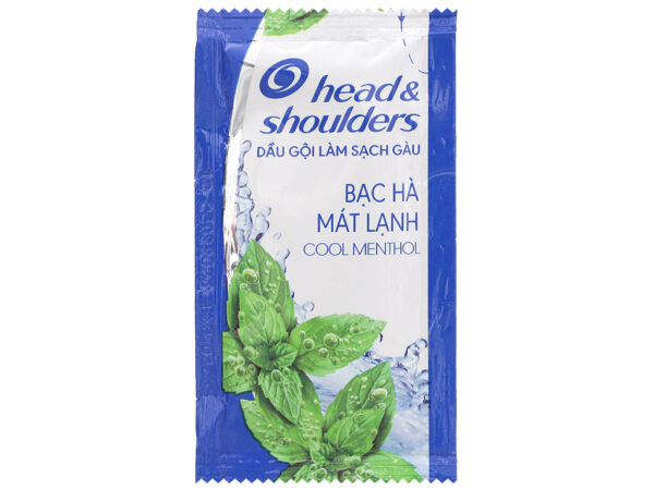 Dầu gội sạch gàu Head & Shoulders làm sạch gàu bạc hà mát rượi 5.7ml x 10 gói