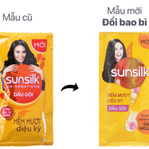 Dầu gội Sunsilk mềm mượt diệu kỳ vàng gói