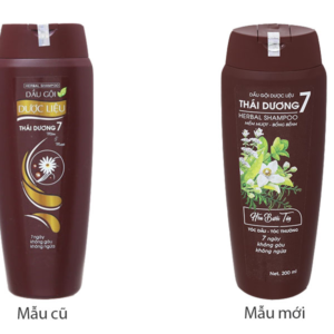 Dầu gội dược liệu Thái Dương 7 sạch gàu, mềm mượt chai 200ml