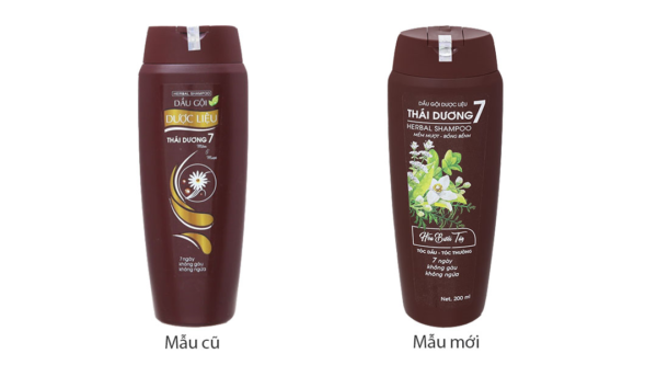 Dầu gội dược liệu Thái Dương 7 sạch gàu, mềm mượt chai 200ml