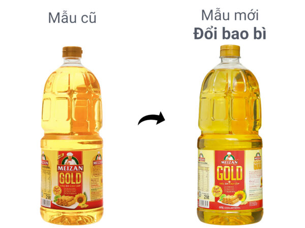 Dầu Ăn Cao Cấp Meizan Gold Chai 2L