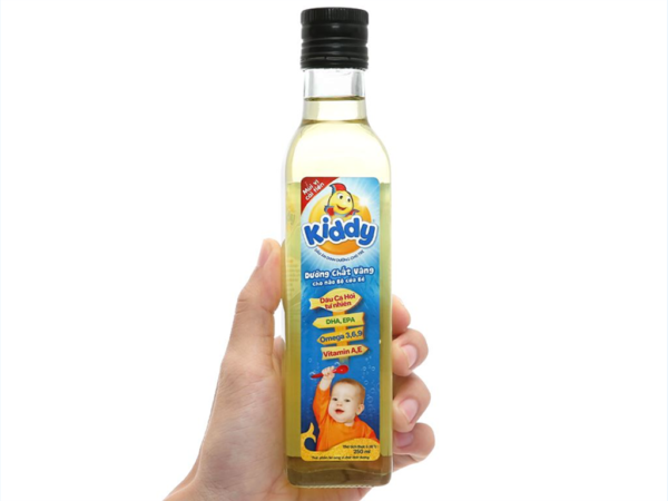 Dầu cá hồi cho bé Kiddy chai 250ml