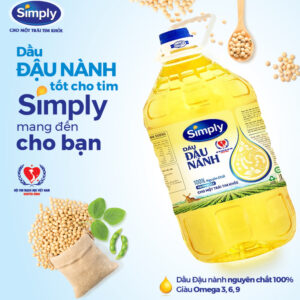 Dầu Đậu Nành Simply Nguyên Chất 5L