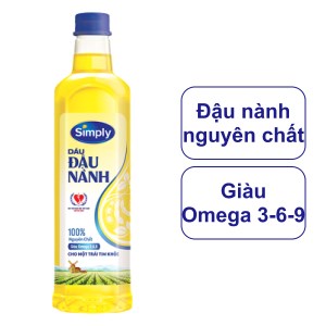 Dầu Đậu Nành Simply Nguyên Chất 1L