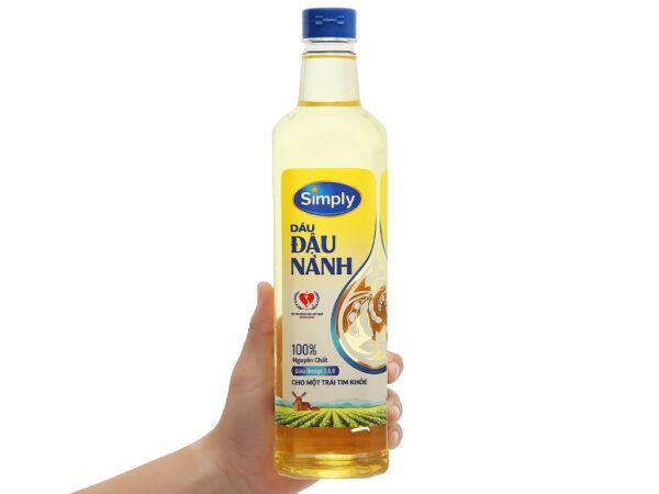 Dầu Đậu Nành Simply Nguyên Chất 1L