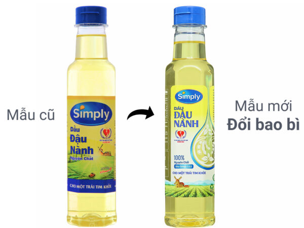 Dầu Đậu Nành Simply  Nguyên Chất 400ml