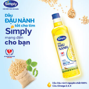 Dầu Đậu Nành Simply Nguyên Chất 1L