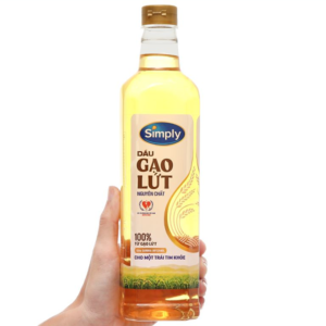 Dầu gạo lứt nguyên chất Simply chai 1 lít