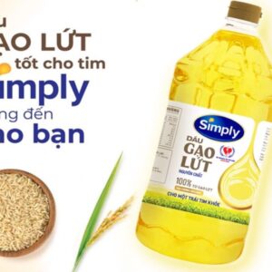 Dầu Gạo Lứt Simply Nguyên chất 100% Chai 2L