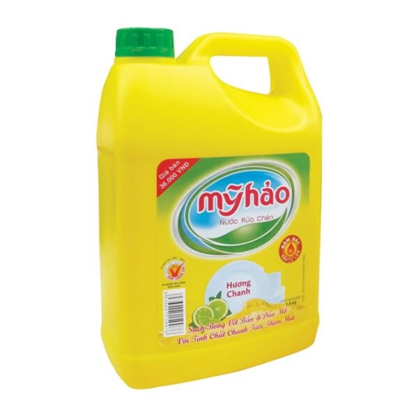 Nước rửa chén Mỹ Hảo hương chanh can 1.5kg