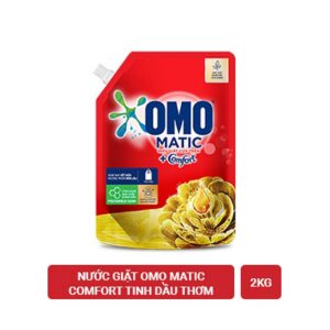 Nước giặt OMO Matic Comfort tinh dầu thơm túi 2kg