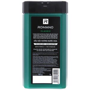 Dầu gội hương nước hoa Romano Classic tóc chắc khoẻ 180g