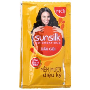 Dầu gội Sunsilk mềm mượt diệu kỳ vàng gói