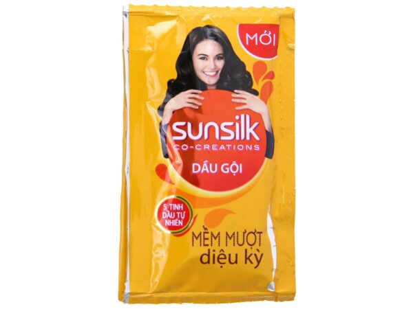 Dầu gội Sunsilk mềm mượt diệu kỳ vàng gói