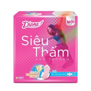 Băng vệ sinh Diana siêu thấm siêu mỏng cánh 8 miếng