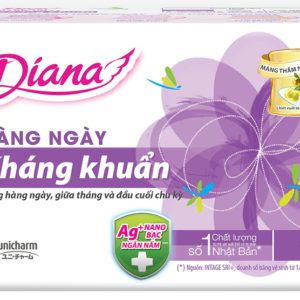 Băng vệ sinh hàng ngày Diana Sensi kháng khuẩn 20 miếng