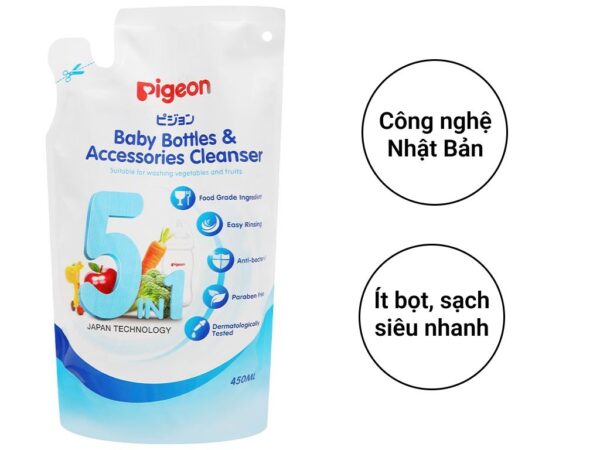 Nước rửa bình sữa Pigeon 450ml