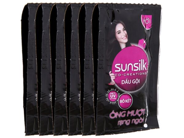 Dầu gội Sunsilk óng mượt rạng ngời 5.8ml x 12 gói