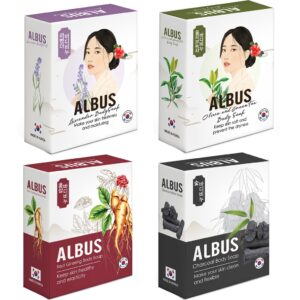 Xà bông tắm Albus Body Soap dưỡng da mềm mịn Hàn quốc