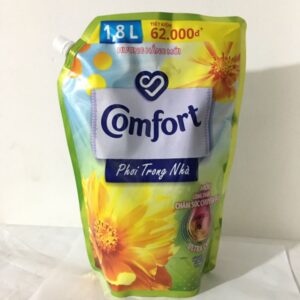 Nước xả vải Comfort phơi trong nhà hương nắng mới túi 1,8 lít