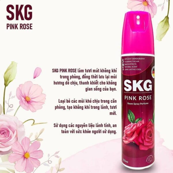 Xịt Thơm Phòng SKG Pink Rose