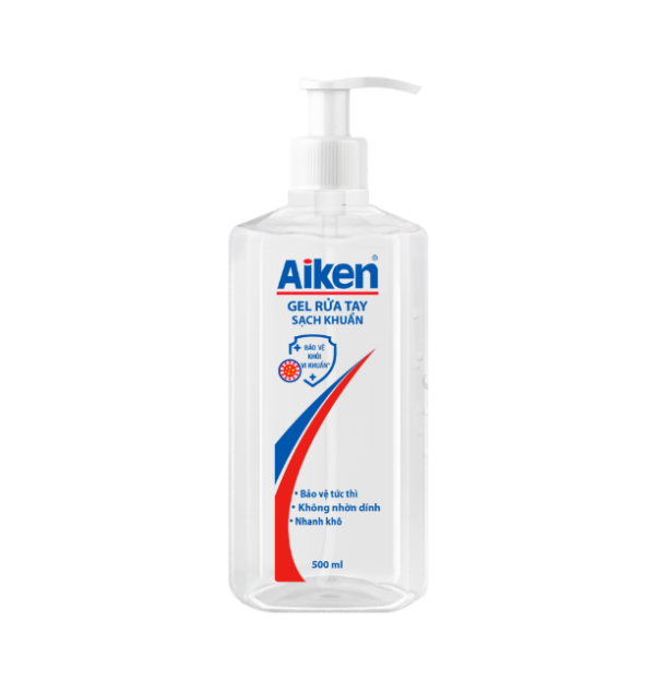 Gel Rửa Tay Khô Sạch Khuẩn Aiken 500ml