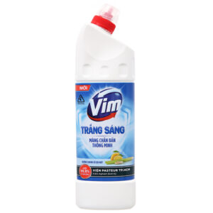 Nước Tẩy Bồn Cầu Vim Trắng Sáng Hương Chanh Sả 870ml