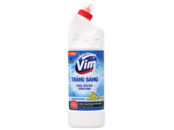 Nước Tẩy Bồn Cầu Vim Trắng Sáng Hương Chanh Sả 870ml