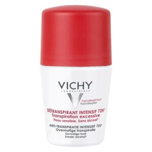 Lăn Khử Mùi Vichy Ngăn Mồ Hôi, Giữ Khô Thoáng Suốt 72h 50ml