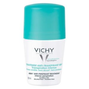 Lăn Khử Mùi Vichy Ngăn Mồ Hôi, Giữ Khô Thoáng Suốt 48H 50ml