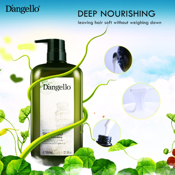 Dầu gội Dangello Keratin siêu mượt 800ml - Chai