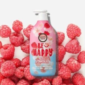 Sữa Tắm Nước Hoa Happy Bath Be Happy Relax Hương Berry Và Hoa Anh Đào Chai 900ml