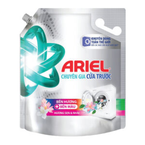 Nước Giặt Ariel Cửa Trước Bền Hương Bền Màu Hương Sen Và Nhài 3.7kg