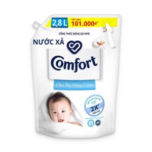 Nước Xả Vải Comfort Em Bé Cho Da Nhạy Cảm Túi 2.8L