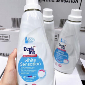 Nước giặt tẩy trắng quần áo trắng Denkmit white sensation 1L