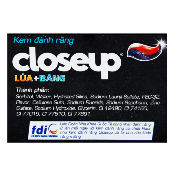 Kem Đánh Răng Mát Lạnh Cực Sảng Khoái Closeup Lửa + Băng 230g