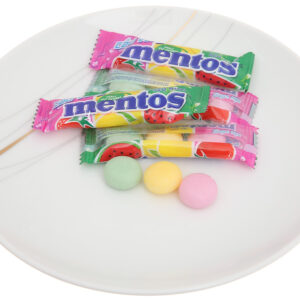 Kẹo nhai Mentos cầu vồng hương trái cây gói 120g