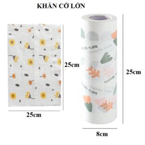 Cuộn Khăn Giấy Lau Bếp Đa Năng 25cm